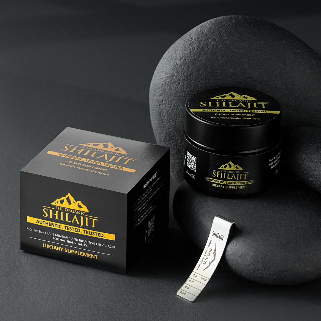 Shilajit Resin – 100g (50g x 2) (200 Servings) - The Organic Shilajit