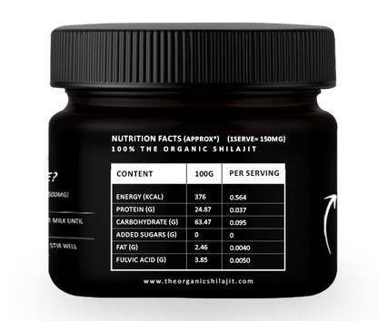 Shilajit Resin – 100g (200 Servings)
