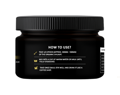 Shilajit Resin – 20g (40 Servings)