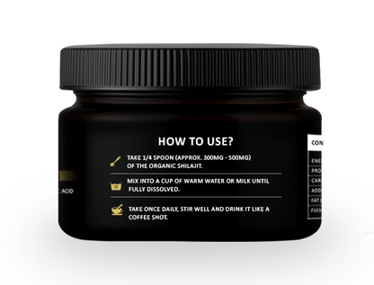 Shilajit Resin – 30g (60 Servings)